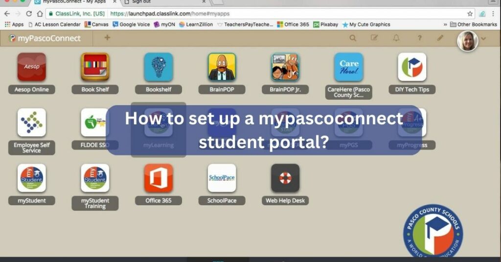 How to set up a mypascoconnect student portal